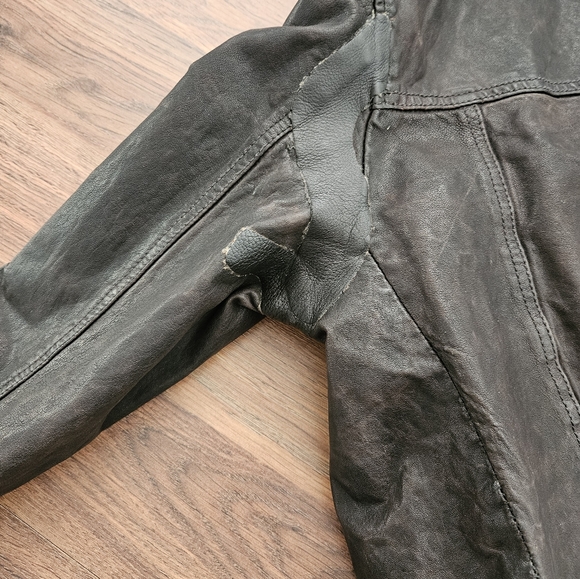All Saints Leather Jacket - Picture 3 of 6